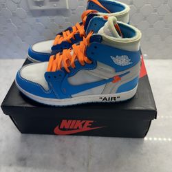 Off White Jordan 1 UNC Size 7