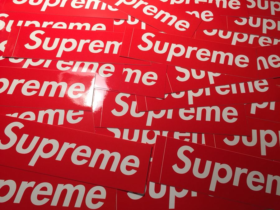 Supreme Box Logo Stickers