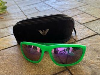 Emporio Armani Matte Green Sunglasses