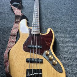 Upgraded Fender Jazz Bass Guitar MIM FSR Deluxe 2007