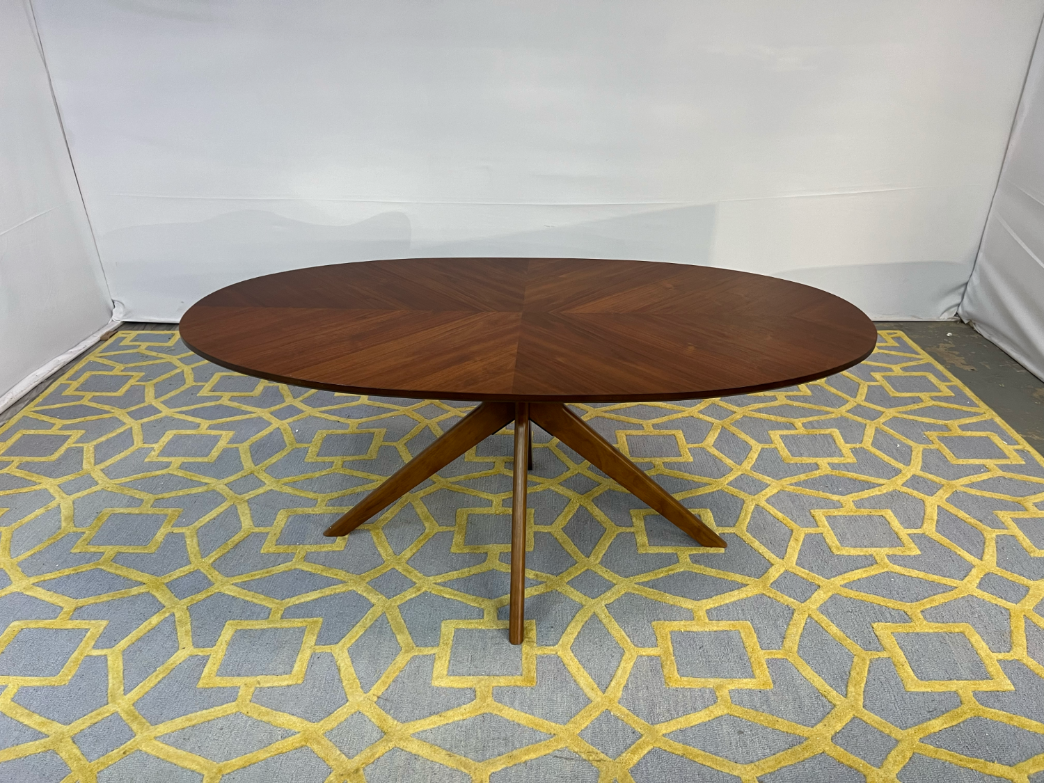( Delivery Available ) Castlery Brighton Oval Dining Table