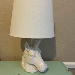 White Unicorn Lamp