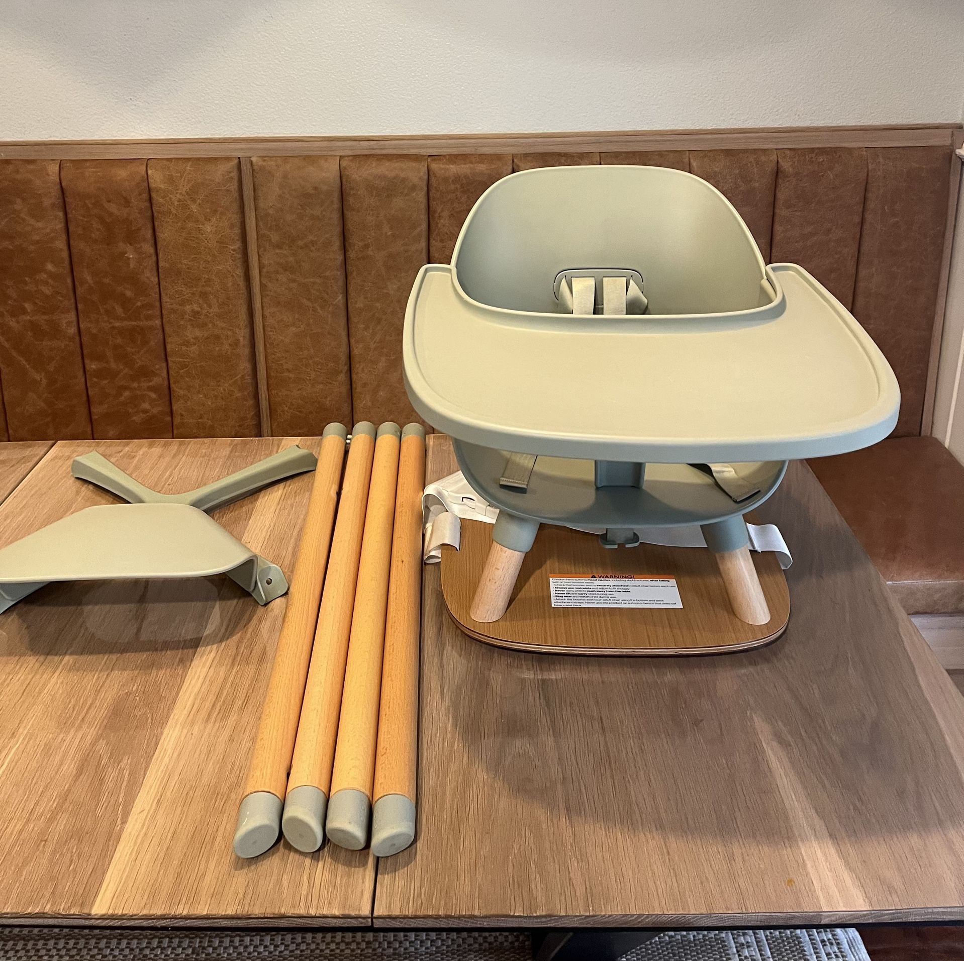 Lalo High Chair - Sage colored