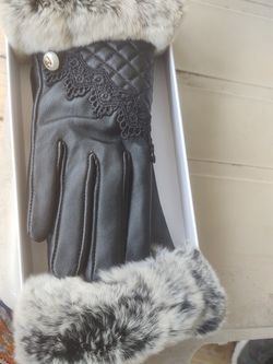 CHANEL and LV LEATHER GLOVES