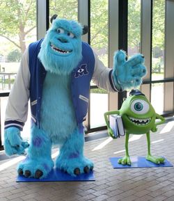 Mike Wazowski & Monster Sully James P Sullivan Mascot Costume 175cm