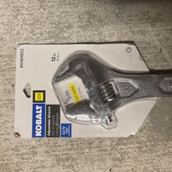 KOBALT - Adjustable Wrench, 12 in.