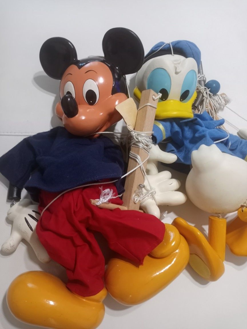 Pelham 1950s Vintage Disney Marionettes Mickey Mouse And Donald Duck Puppets Make An Offer Pick Up In Cypress
