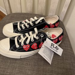 CDG PLAY x Converse Multi Heart Low-Top Sneakers