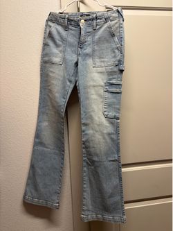 Brand New Authentic True Religion Carpenter Bootcut Blue Jeans for sale
