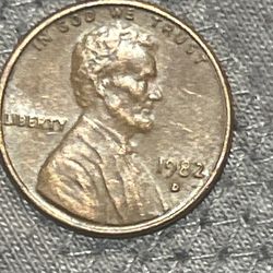 1982D Small Date Copper Penny