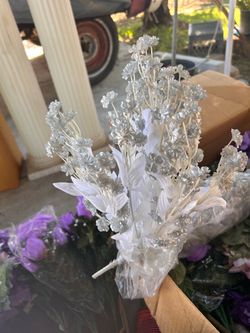 Silver flowers