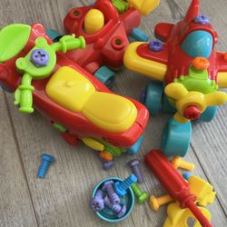 Toy Screw And Toy Tool 