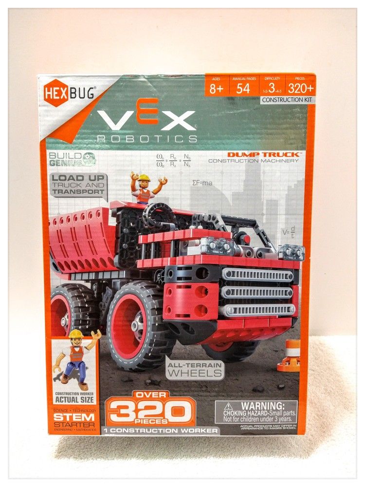 VEX Robotics 'Dump Truck' 320+ Piece Construction Kit *NIB*