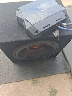 JBL sub and amp
