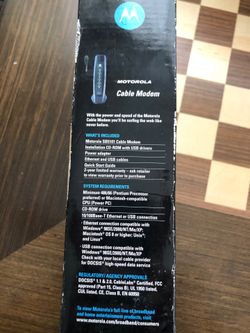 Motorola cable modem