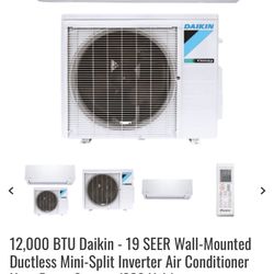 Daikin 12,000 BTU 19 SEER Brand New In Box