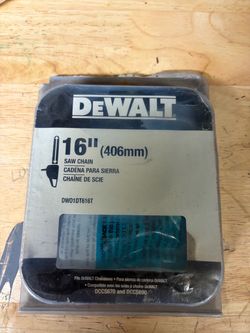 Dewalt Chain Saw 16” Chain DW01DT616t