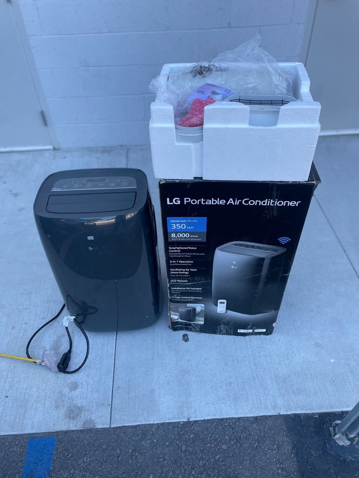 Air Conditioner 8k Btu New LG