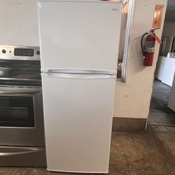 Small White Refrigerator 24” Wide Used 