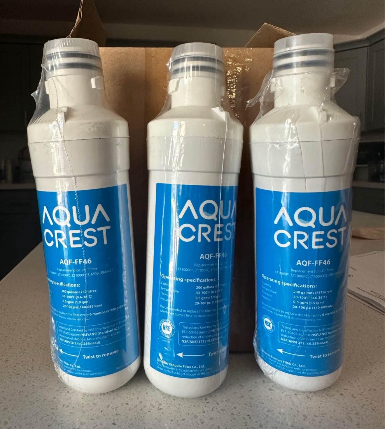 Aqua Crest Replacement for LG filters AQF-FF46