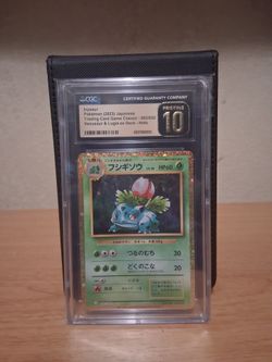 CGC PRISTINE 10 Ivysaur Pokémon (2023) Japanese Trading Card Game Classic - 002/032 Venusaur & Lugia Ex Deck - Holo