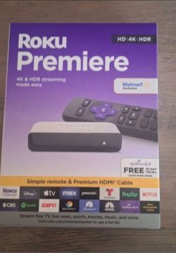 Roku 3920RW-SW Premiere - 4K/HDR Streaming Media Player