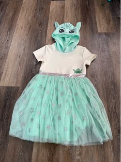 Large (10/12) - Kids Star Wars Grogu Dress