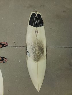 5'11 Mike Estrada Epoxy El Bandito Custom Surfboard
