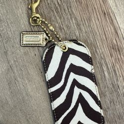 Coach Luggage Tag