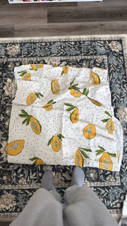 Papaya Shower Curtain