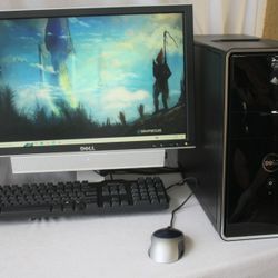 Dell 3847, i5, 20" LCD, New Windows 11/Office 2020, 120SD + 640HD sound bar, Bluetooth, HDMI, WIFI