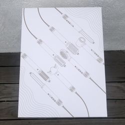 NEW*👉🏻 8-In-1 Pro Hot Styler Hair Blow Dryer Brush Set w/Case Tqcir (Silver Lake)