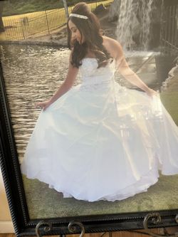 Quinceañera Dress Size 6. Shoes Size 5 1/2 & Pillow