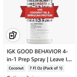 IGK Good Behavior 4-in-1 Prep Spray