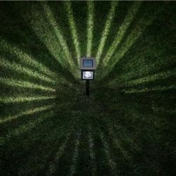 🔥11-pack Lauder 20-40 Lumen Black LED Weather Resistant Outdoor Solar Path Light Glass Lens, 