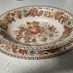 Fruit Harvest Made In JAPAN Serving Platters VINTAGE ANTIQUE Dinnerware China