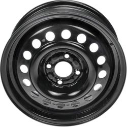Dorman 939-248 15 X 5.5 In. Steel Wheel Compatible with Select Nissan Models, Black
