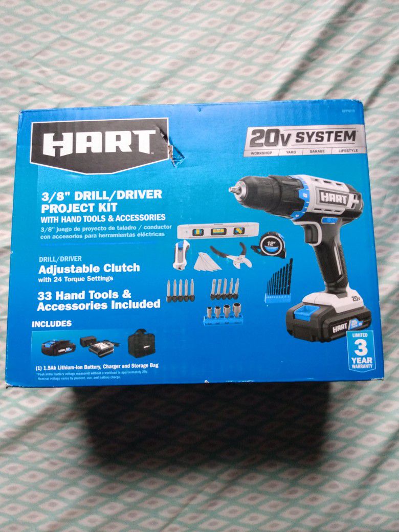 Hart 3/8" Drill/Driver Project Kit