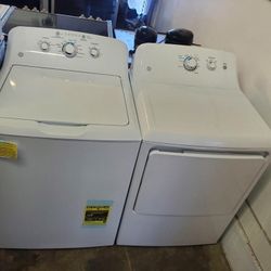 GE Washer And Electric Dryer (Semi New)