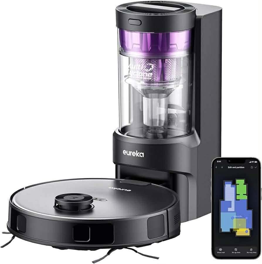 Robot Vacuum with Bagless Self Emptying Station, Robotic Vacuum Cleaner,