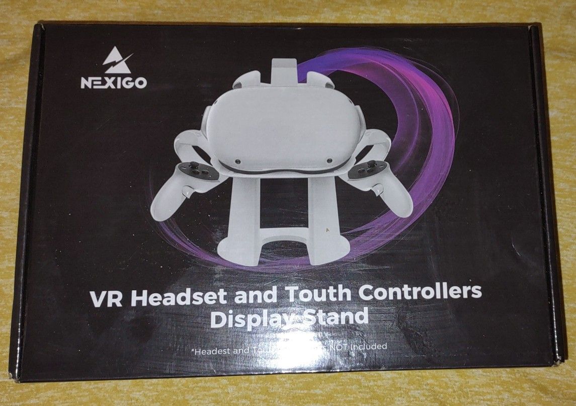 VR Headset And Tuff Controllers Display Stand