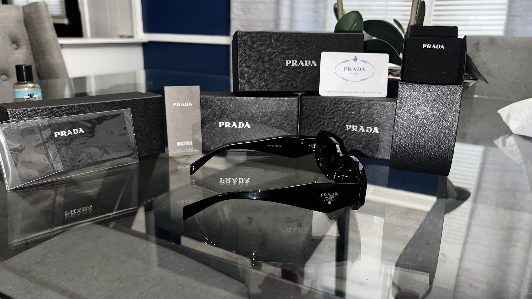 PRADA Sunglasses SPR 17W Black