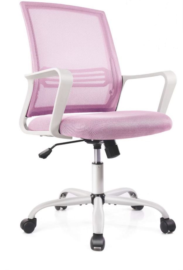 Pink Ergonomic Mesh Office Chair