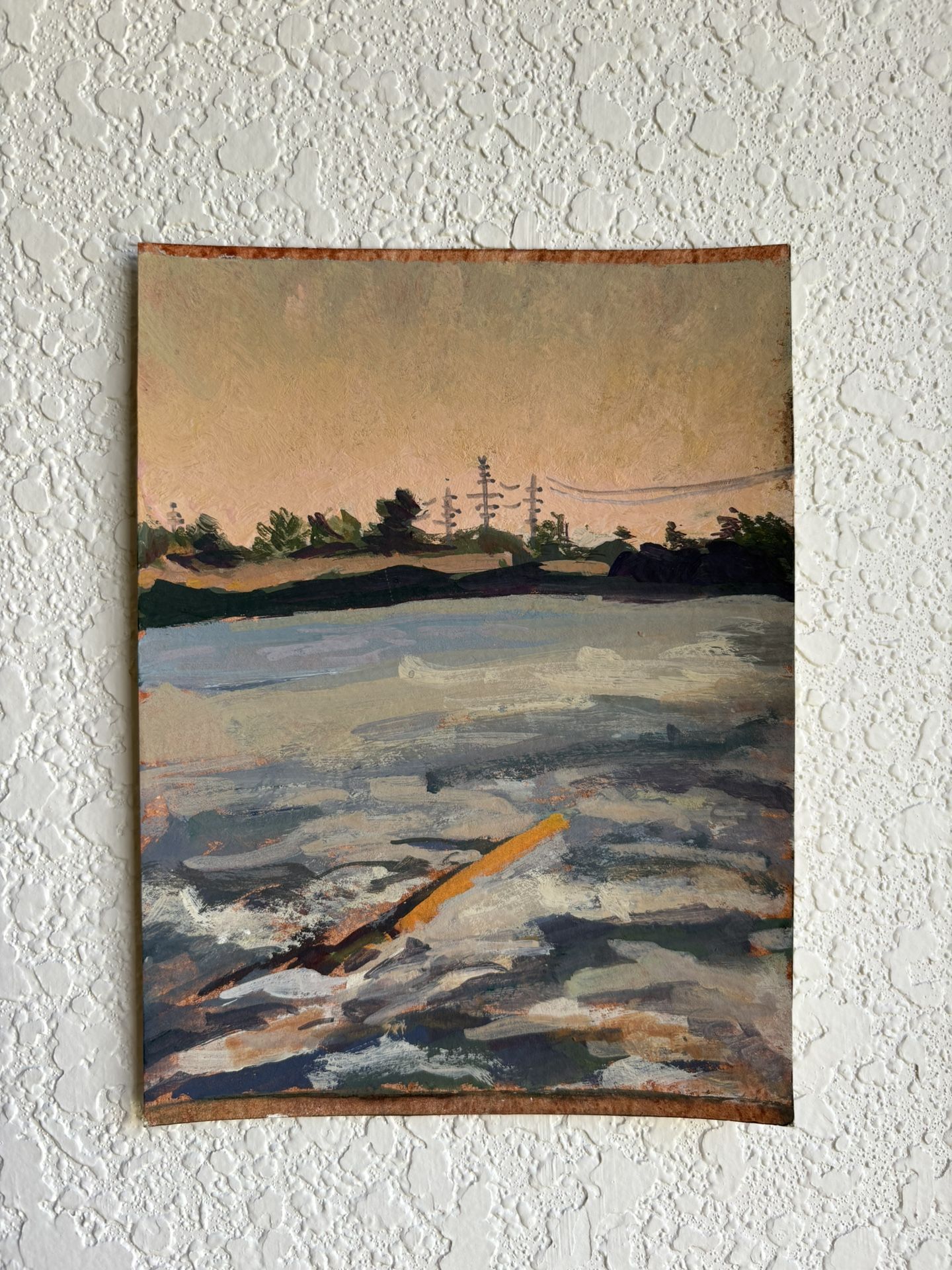 Landscape Art with Earth Tones