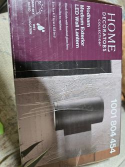 Home Decorators Rodham Medium Exterior LED Wall Lantern
