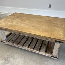Rustic Wood Coffee Table