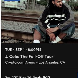 J COLE The Fall off tour concert