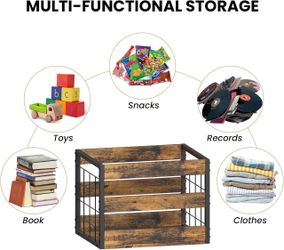 Record storage crate 2 pack