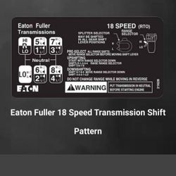 18 Speed Transmission 