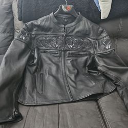 Leather Biker Jacket 